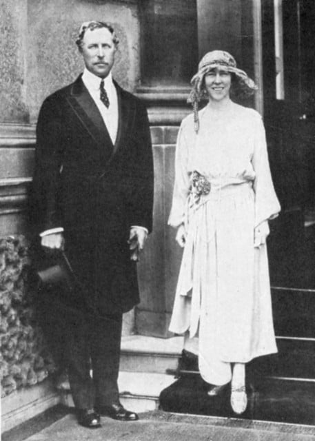 De later verongelukte koning Albert I met koningin Elisabeth. 