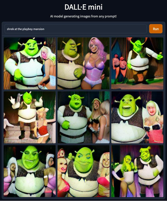 “Shrek in The Playboy Mansion” 