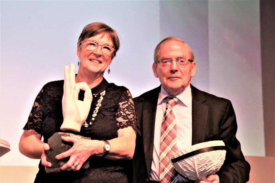 Marijke De Winne en Edward De Geest zijn blij met de mooie erkenning.
