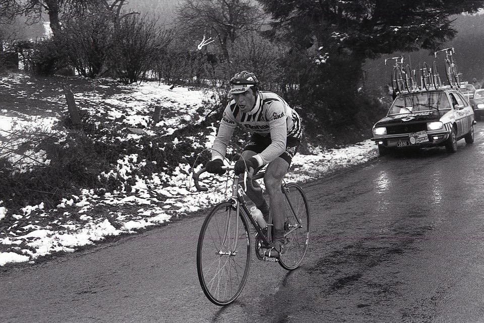 Bernard Hinault schudde in 1980 een solo van 80 km uit de benen. 
