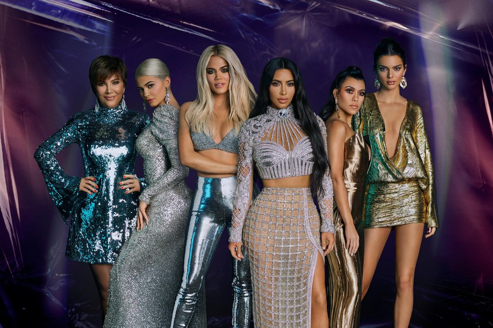De Kardashians: Kris, Kylie, Khloé, Kim, Kourtney en Kendall. 
