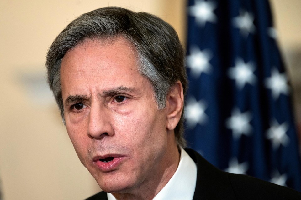 Amerikaans minister van Buitenlandse Zaken Antony Blinken.
