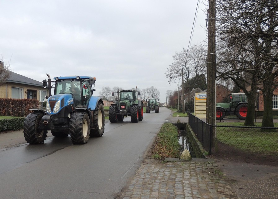 En dan in colonne op weg naar Brasschaat.