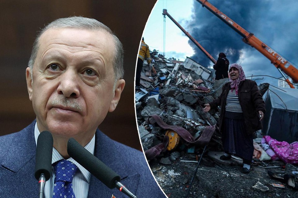 Zal de aardbeving beslissen over het politieke lot van de Turkse president Recep Tayyip Erdogan?