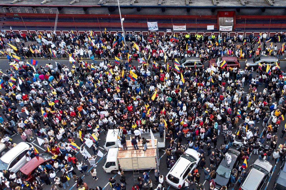 Er wordt al weken geprotesteerd in Ecuador. 