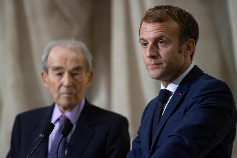 Macron deed de uitspraken tijdens een plechtigheid ter ere van 40 jaar afschaffing van de doodstraf in Frankrijk  
