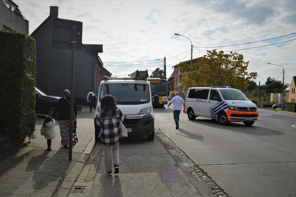 Een andere bus haalde de inzittenden op.