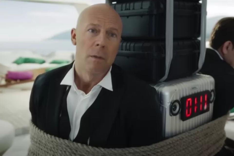 Een deepfake-beeld van Bruce Willis 