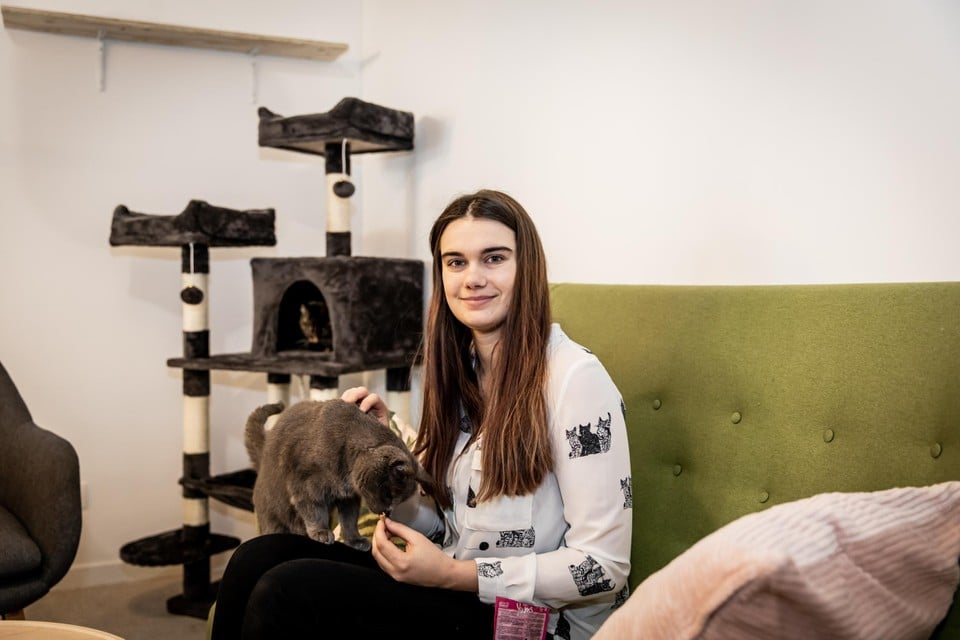 De opening van Cats &amp; Cups is een droom die uitkomt voor zaakvoerster Axelle.