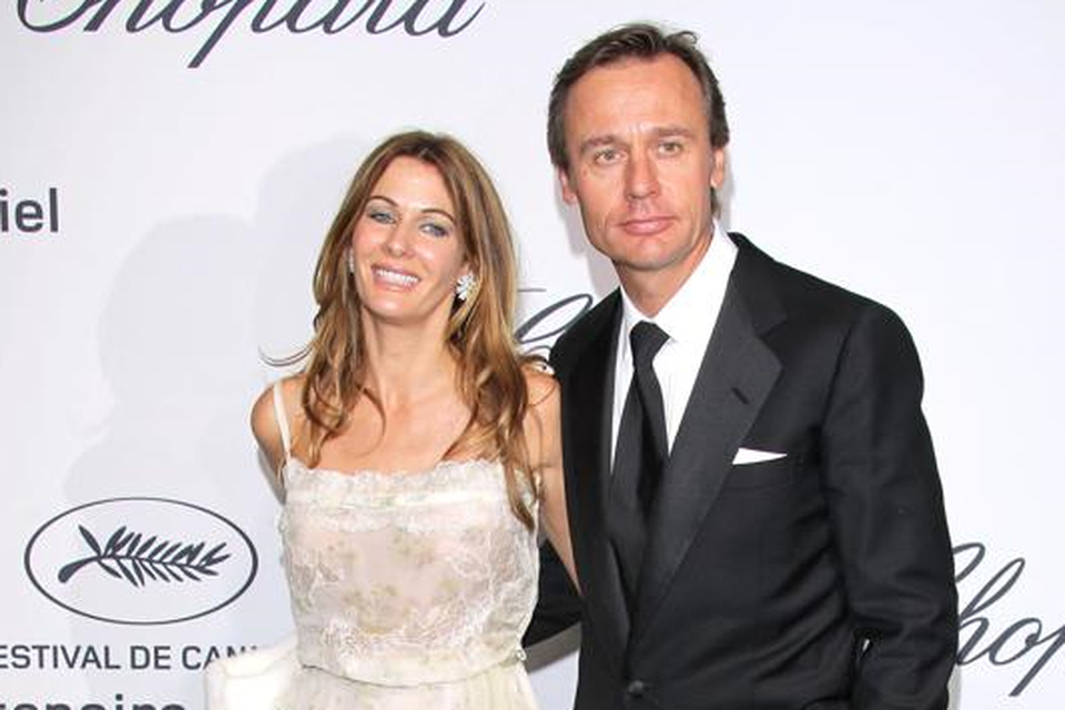 Kirsty en Ernesto Bertarelli in betere tijden, op de rode loper van het filmfestival van Cannes (2012). 