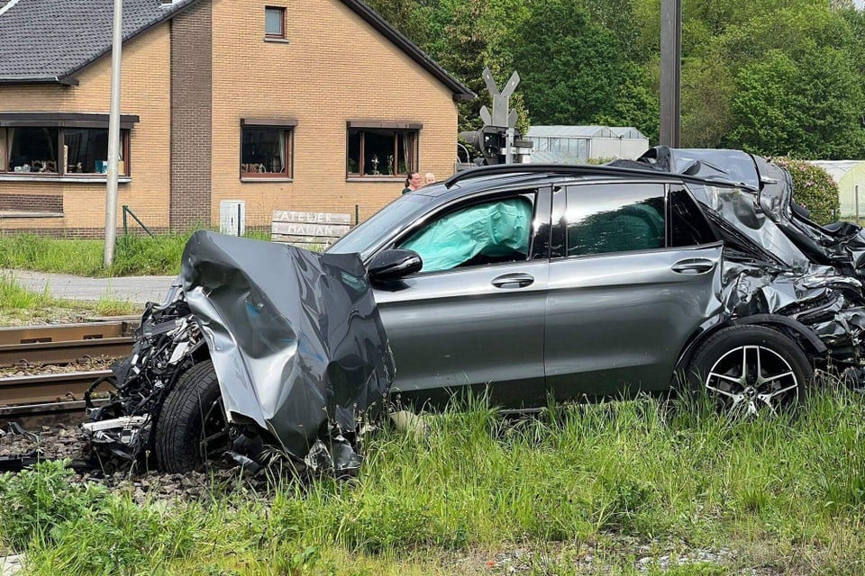 Marleen's car was reduced to scrap.