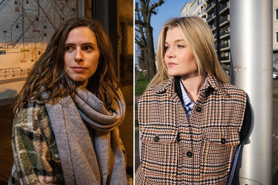Links: Cynthia Van Wiele, rechts: Larah Lezy. “Mijn opa raadde mij aan te stoppen met vriendelijk te kijken.”