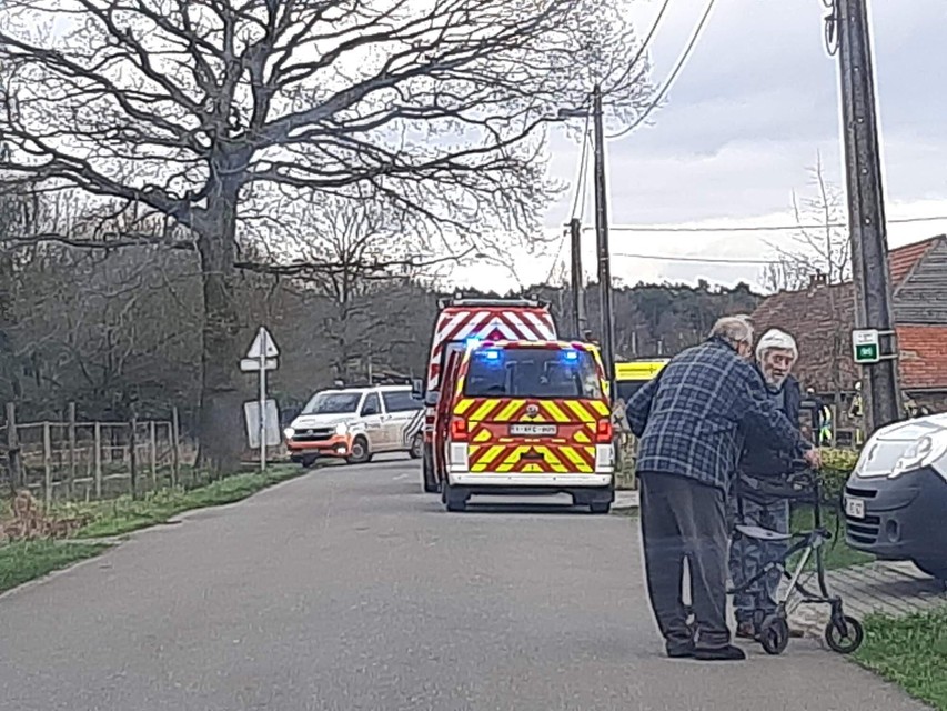 This old man also lost his walker in the canal but was helped quickly.