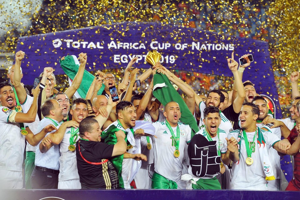 Algerije won de Afrika Cup in 2019