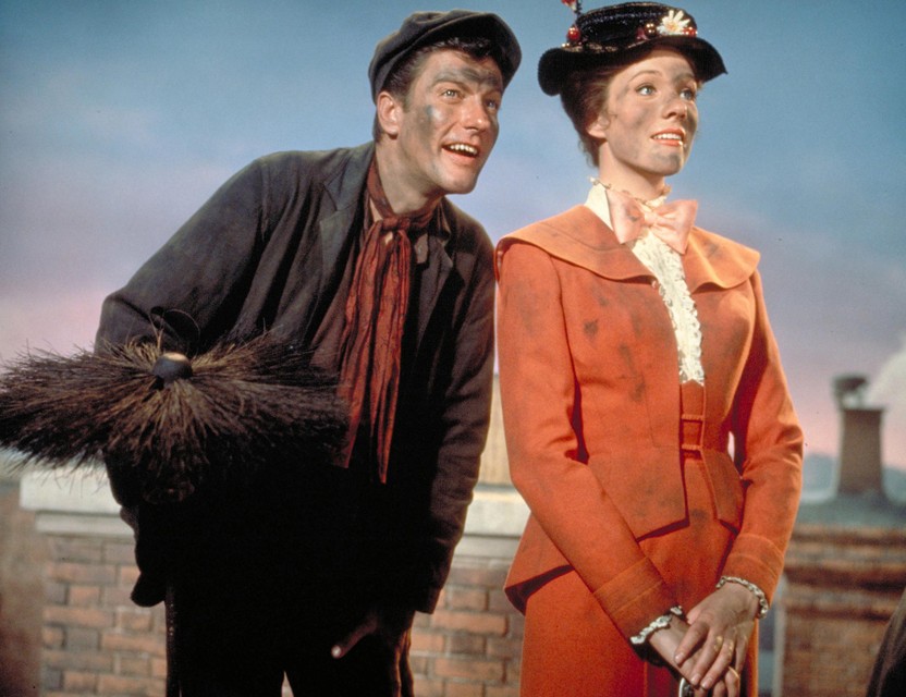Dick Van Dyke in ‘Mary Poppins’.