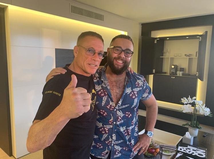 Ook Jean-Claude Van Damme is klant bij Mathieu Nayis.  