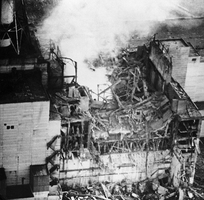 In 1986 explodeerde reactor 4 in Tsjernobyl 