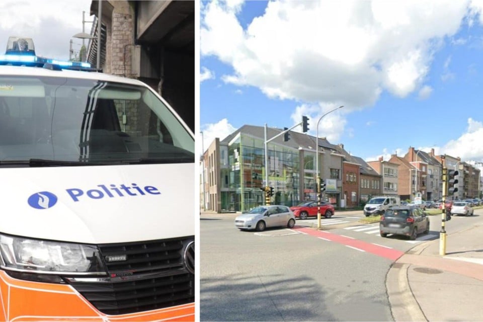 Director ignores police control, flight away and crash a little later after pursuit (Aalst)
