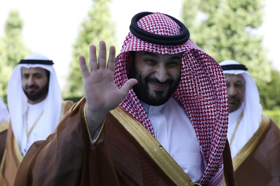 De Saoedische kroonprins Mohammed bin Salman 