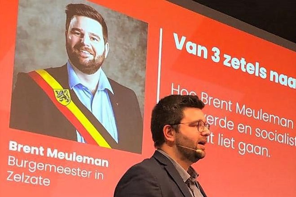 Brent Meuleman leidt de komende vier jaar het partijbestuur van Vooruit in Oost-Vlaanderen.
