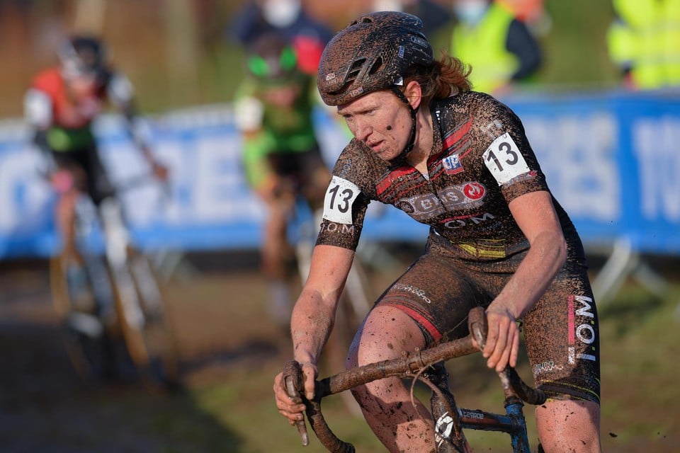 Kim Van de Steene: “Het BK in Meulebeke was begin dit jaar mijn laatste cross. Op termijn wil ik vooral verder doen zonder enige druk.” 