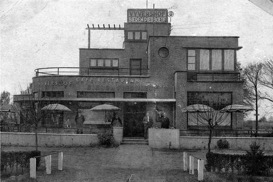 Zo zag het Parkhotel er oorspronkelijk uit als Vyvershof, na de bouw in 1935.
