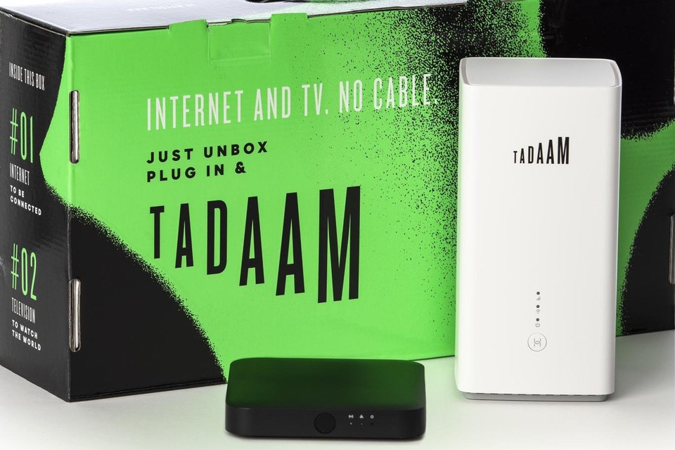 Draadloos internet en tv zonder (kostelijke) installatie, kabels en onze inspector test Tadaam | Het Mobile