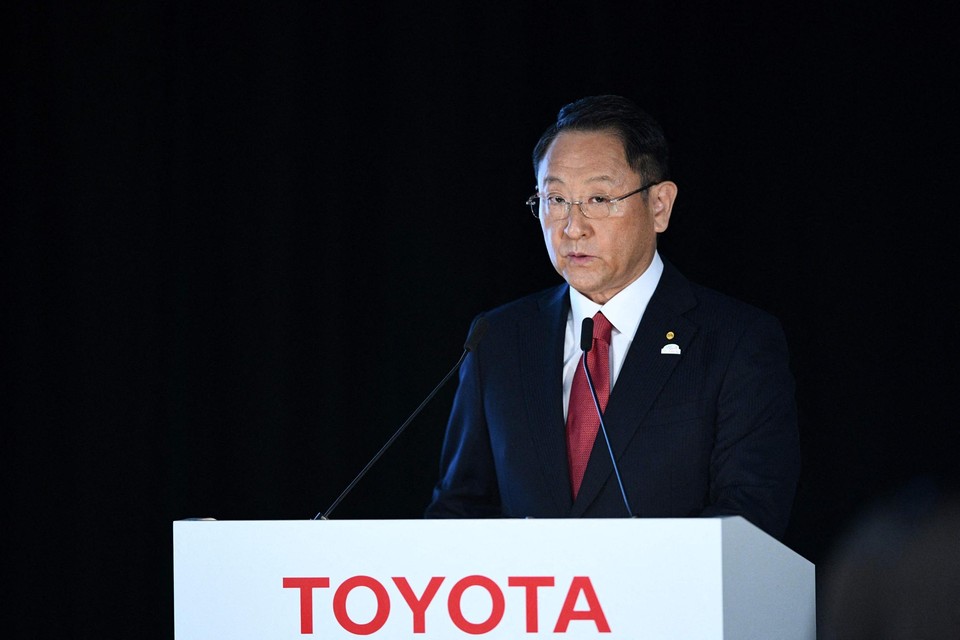 De huidige Toyota-CEO Akio Toyoda