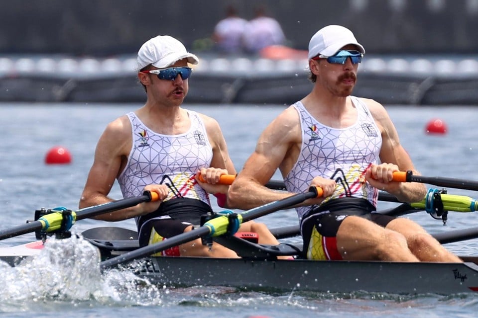 De Belgian Sharks zijn de eerste Belgische medaillekandidaten van de dag. Het zit alvast snor tussen Tim Brys en Niels van Zandweghe.