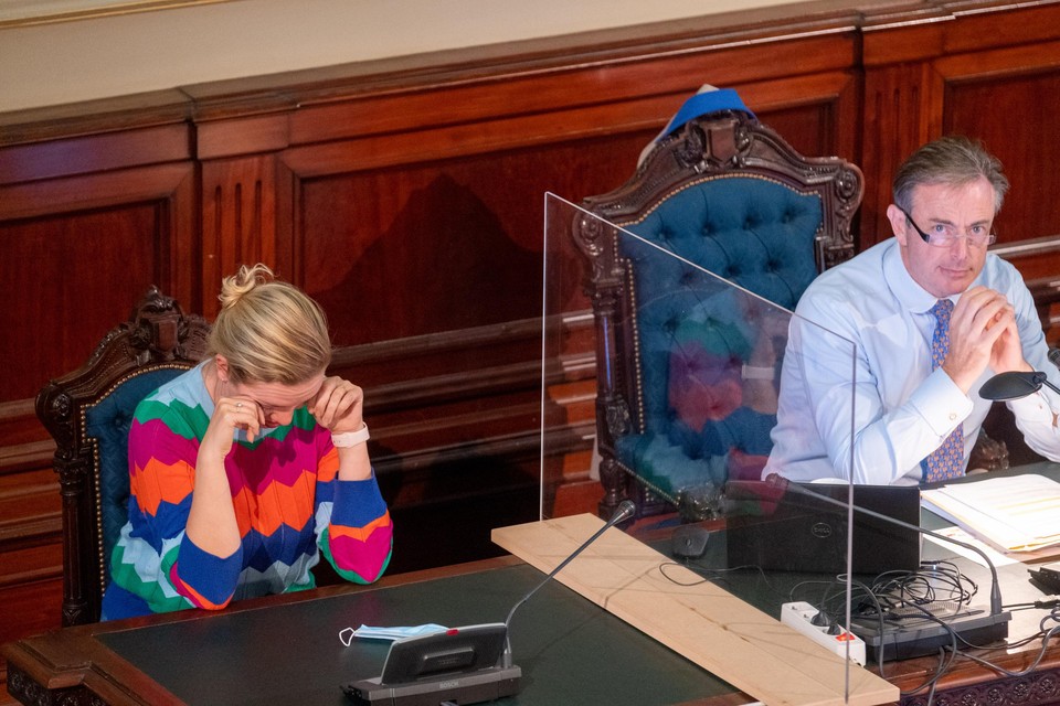 De lofbetuigingen lieten Freya Piryns niet onberoerd.