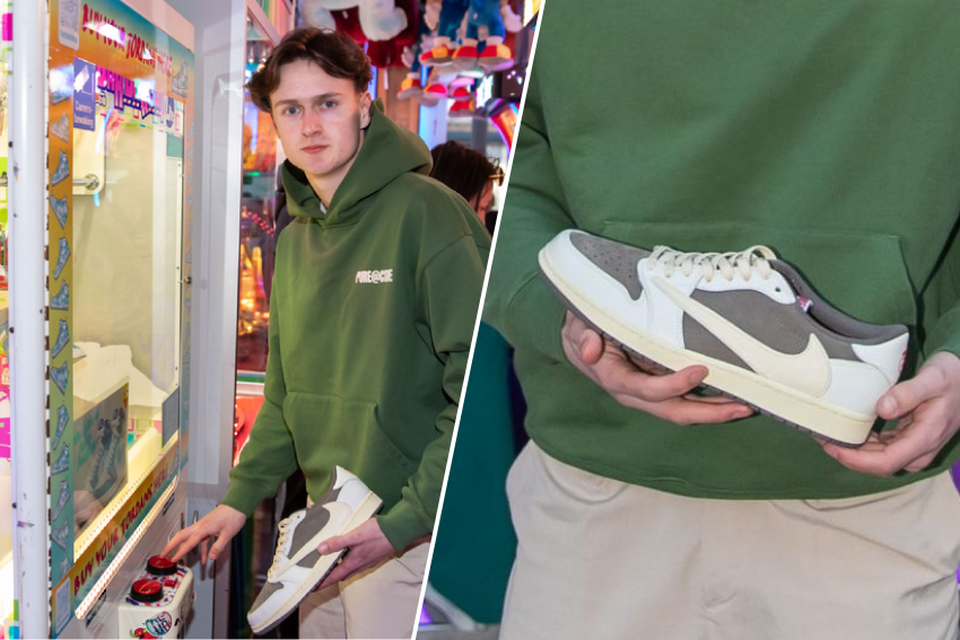 Aanval Whitney Habitat Joppe wint sneakers van 1.269 euro op Geelse kermis: “Misschien kader ik de  schoenen wel in” (Geel) | Het Nieuwsblad Mobile
