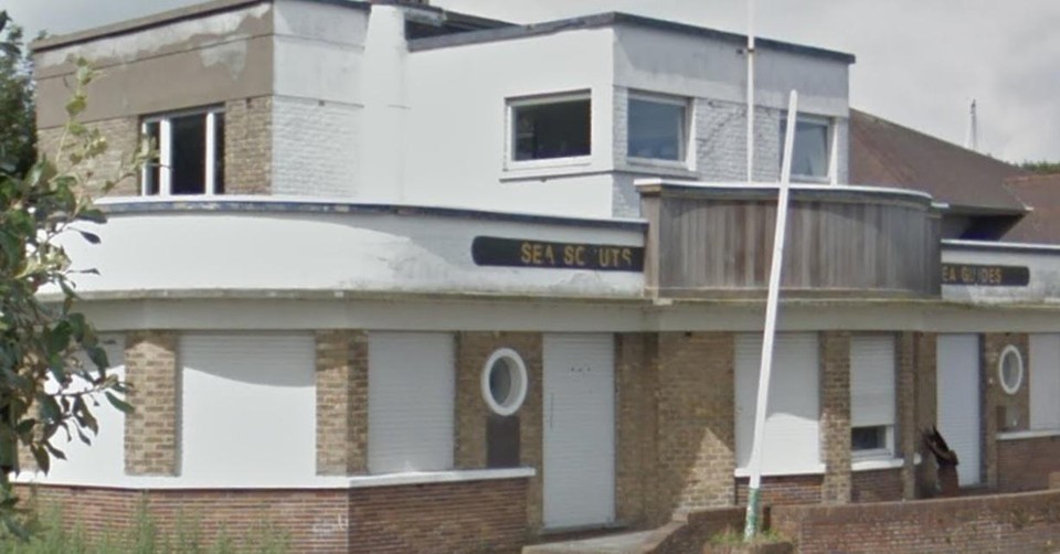 The clubhouse of the Seacouts 8th Fos' t Vloedgat in Nieuwpoort.