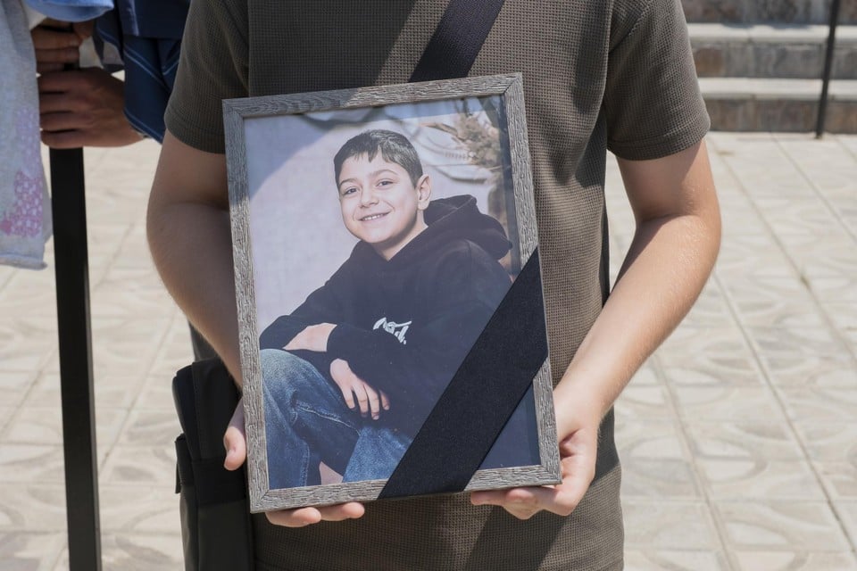 A photo of the eleven -year -old boy.