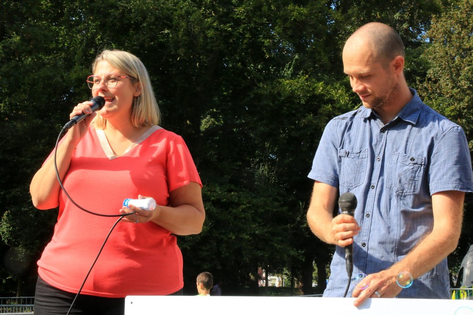 Schepen Eva Rombaut licht de campagne toe