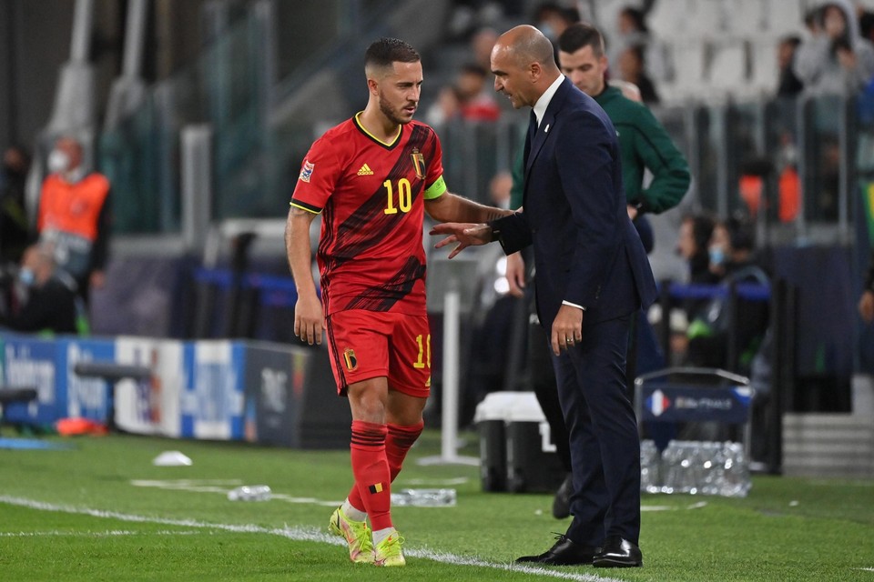 Martinez heeft genoten van Hazards eerste helft tegen Frankrijk, maar negentig minuten aan honderd procent presteren zit er momenteel niet in.