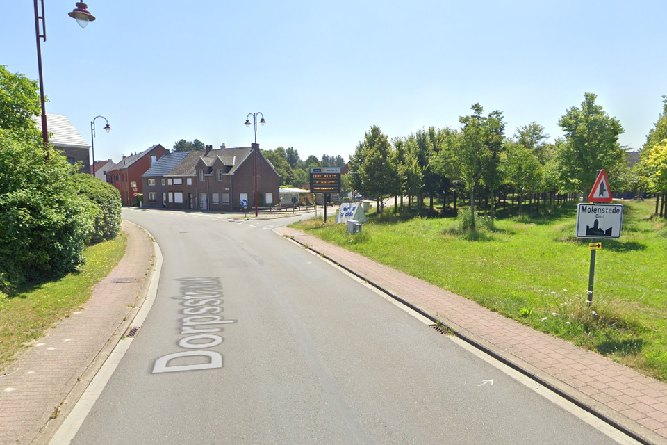 De aanrijding gebeurde nabij Molenstede in Diest. 