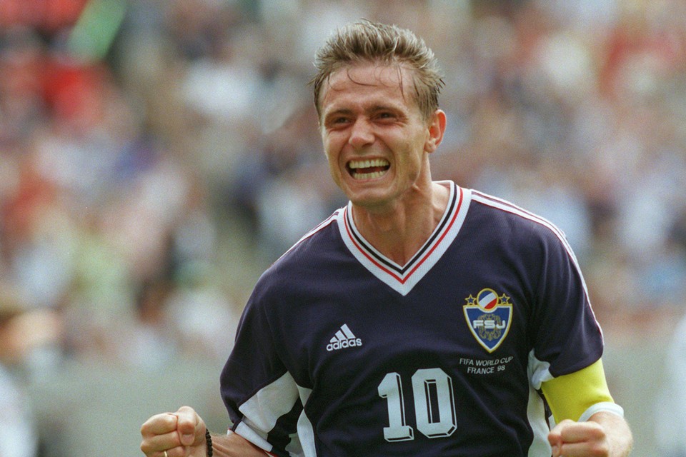 Stojkovic als international bij Joegoslavië