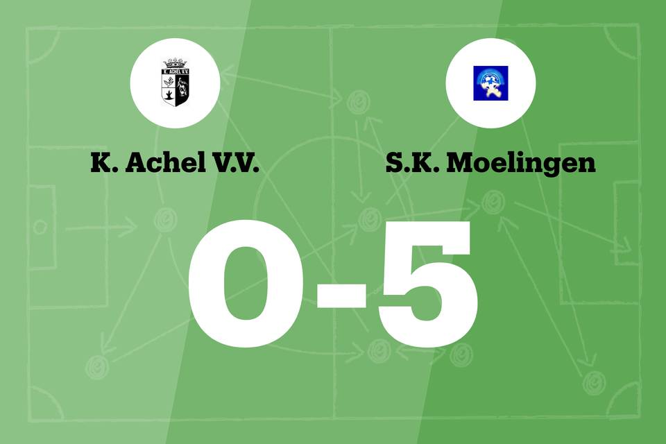 Achel VV B - SK Moelingen