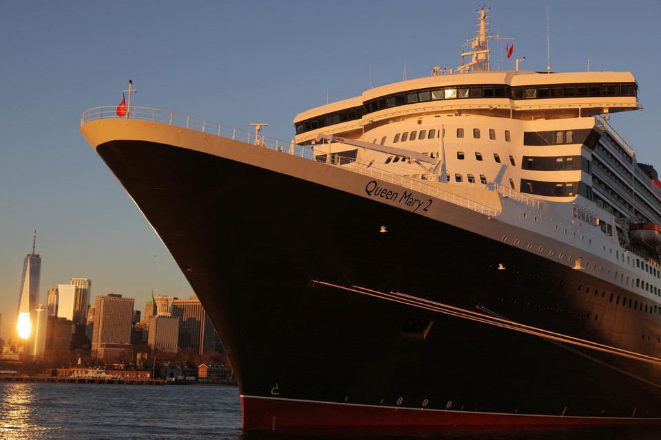 De Queen Mary 2 in New York. (archieffoto)