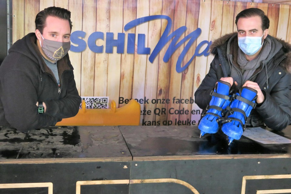 De tandem achter Winterdorp Schilde, dat zijn beste editie ooit achter de rug heeft: Kristof De Groote en Olivier Seminck. 