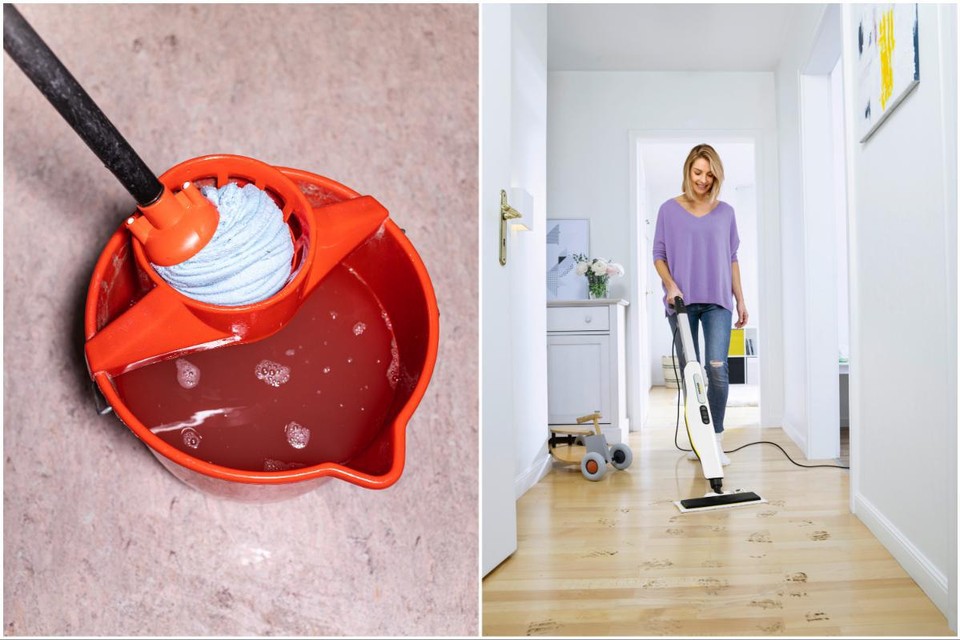 GETEST. Hoe reinig je best je vloer: met vloertrekker, uitwringmop, spraywisser, of elektrisch? | Het Nieuwsblad Mobile