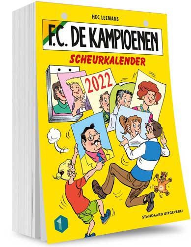 De cover van de Kampioenen-scheurkalender.