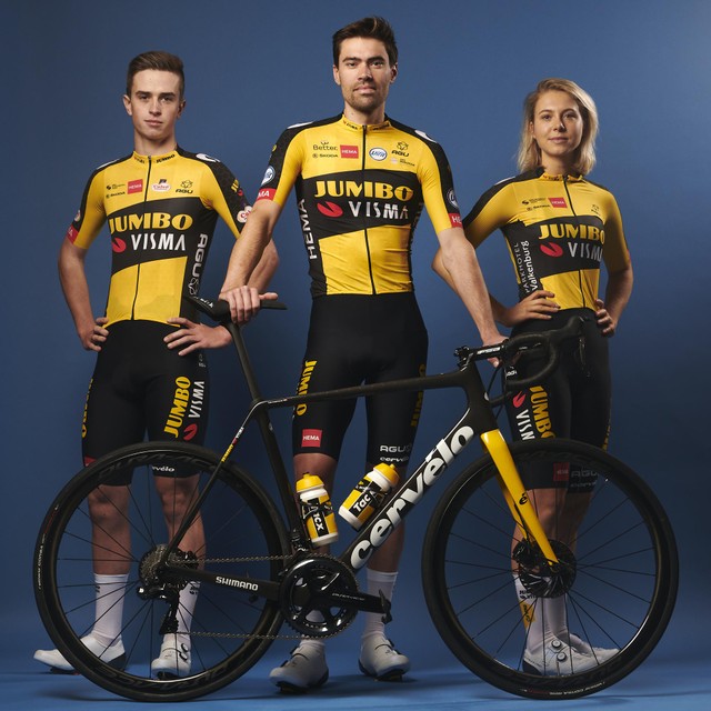 De nieuwe outfit en Cervélo-fiets van Team Jumbo-Visma 