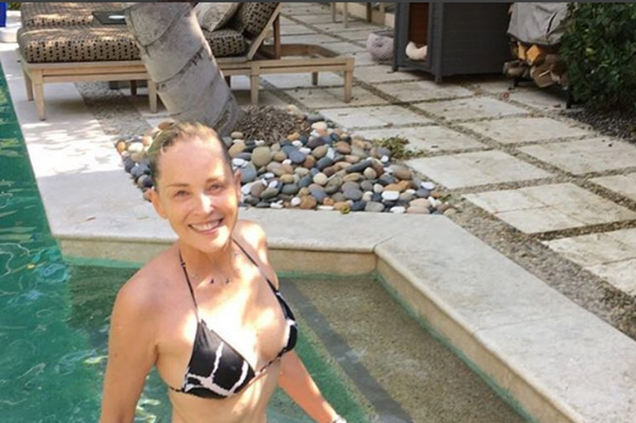 creëren de jouwe onze Sharon Stone ziet er nog steeds geweldig uit in bikini | Het Nieuwsblad  Mobile
