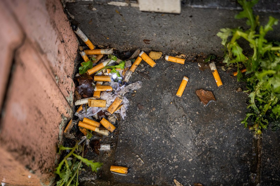 Many people are bothered by cigarette butts.