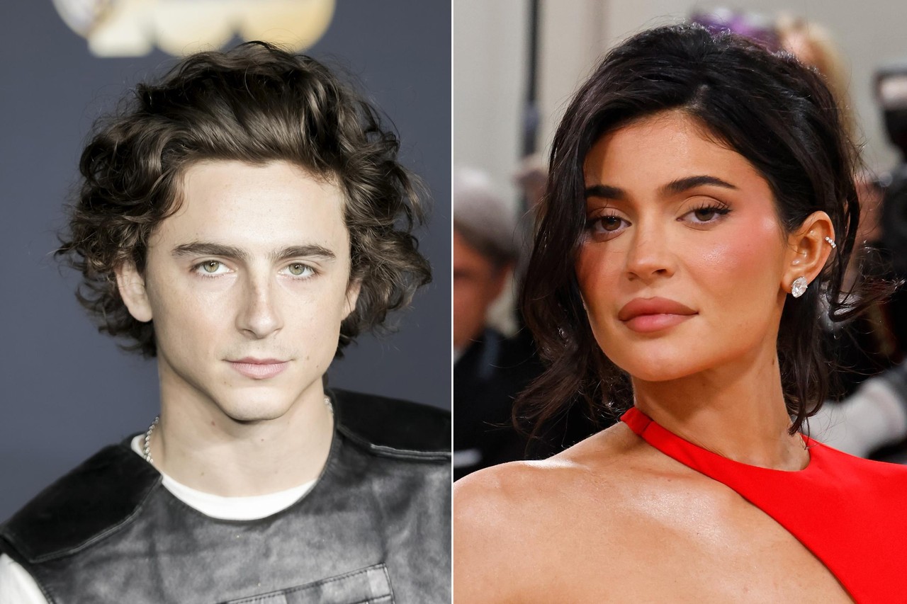 Het geheim voorbij: Timothée Chalamet (27) en Kylie Jenner (26) verschijnen  als koppel op rode loper | Het Nieuwsblad Mobile