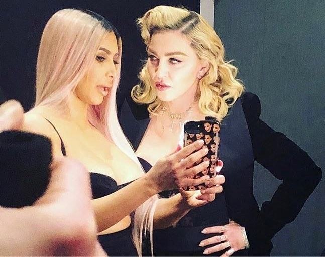 Kim Kardashian gaat samenwerken met Madonna | Het Nieuwsblad Mobile