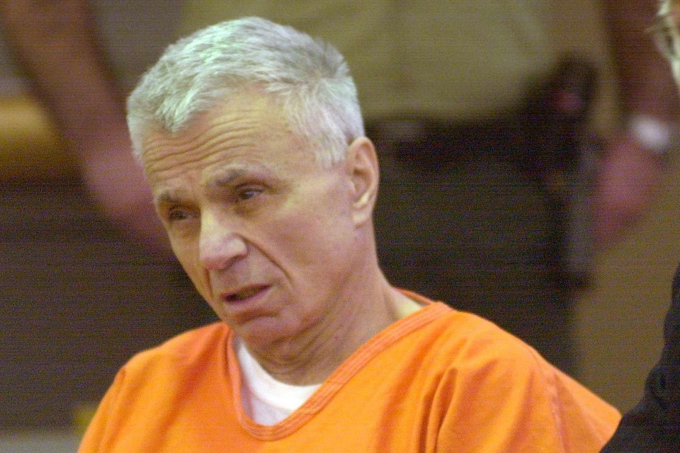 Blake in 2003 in de rechtbank, waar hij terechtstond voor de moord op zijn vrouw.