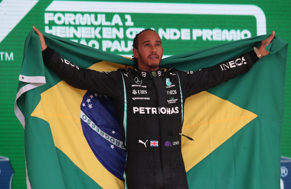 Lewis Hamilton was appointed an honorary Brazilian citizen a few years ago.