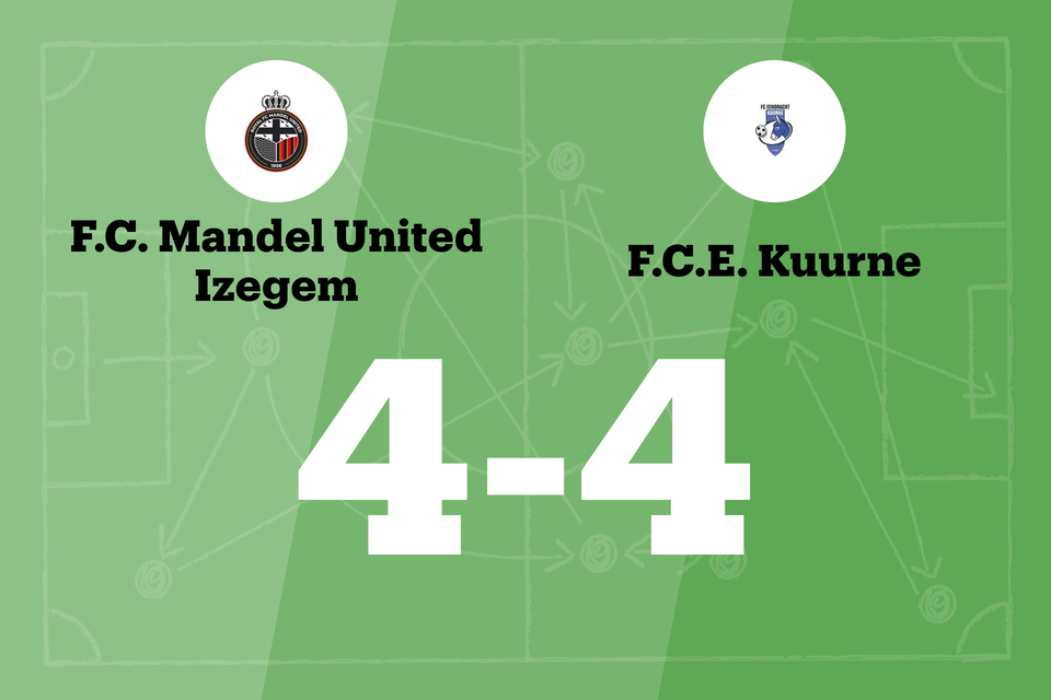Mandel United B - FCE Kuurne